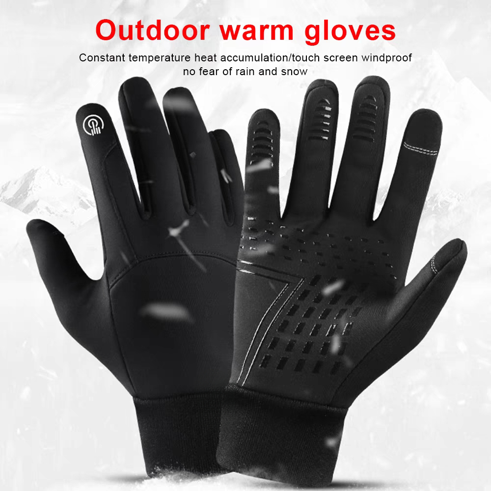 Waterproof Mitten Ski - Otoño Invierno hombres mujeres guantes pantalla