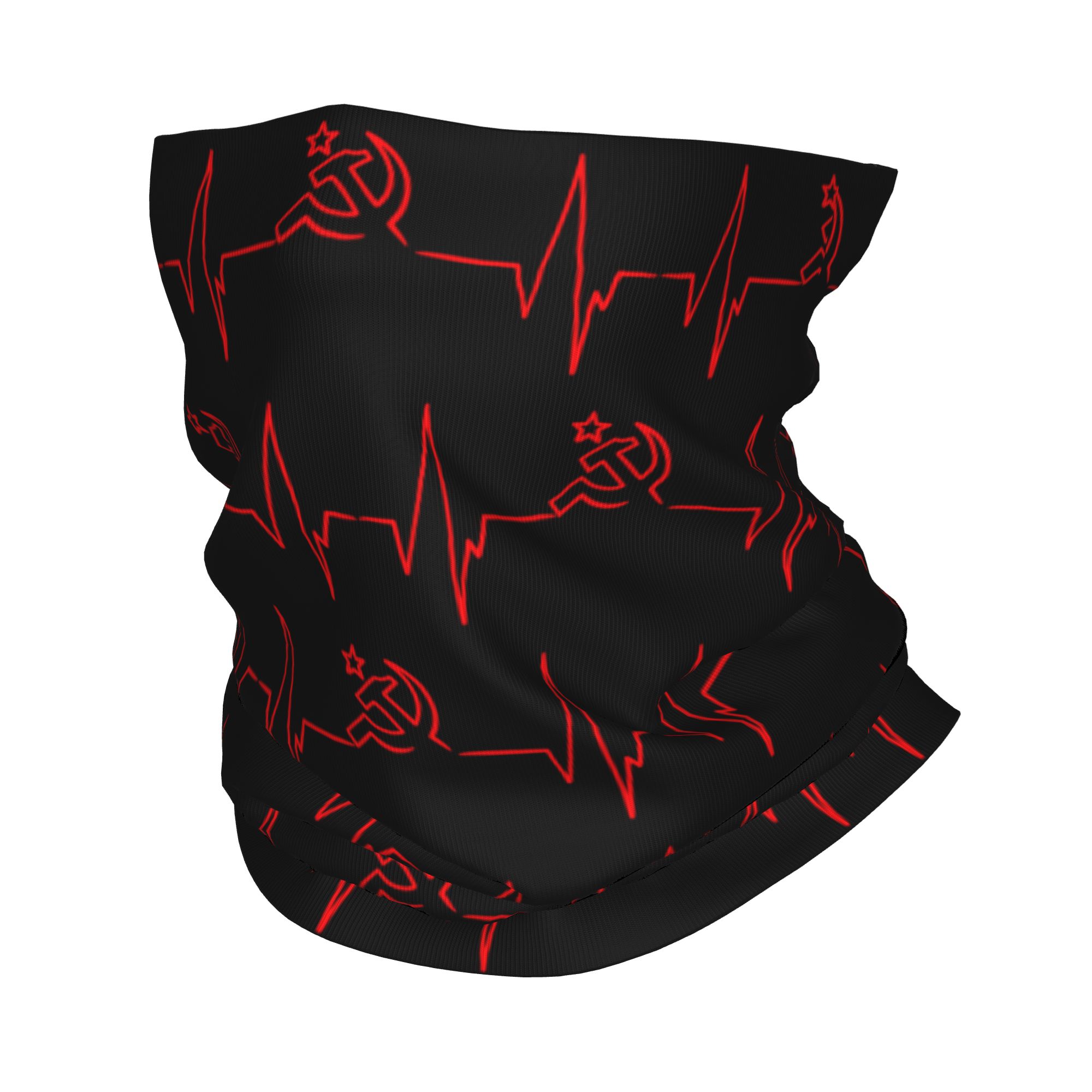 Wool Balaclava Knit - Bandana personalizada con latido del corazón,