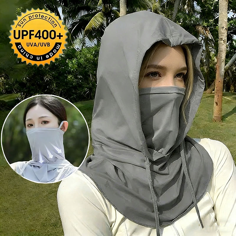 Wool Balaclava Knit - Pasamontañas transpirable con protección solar de