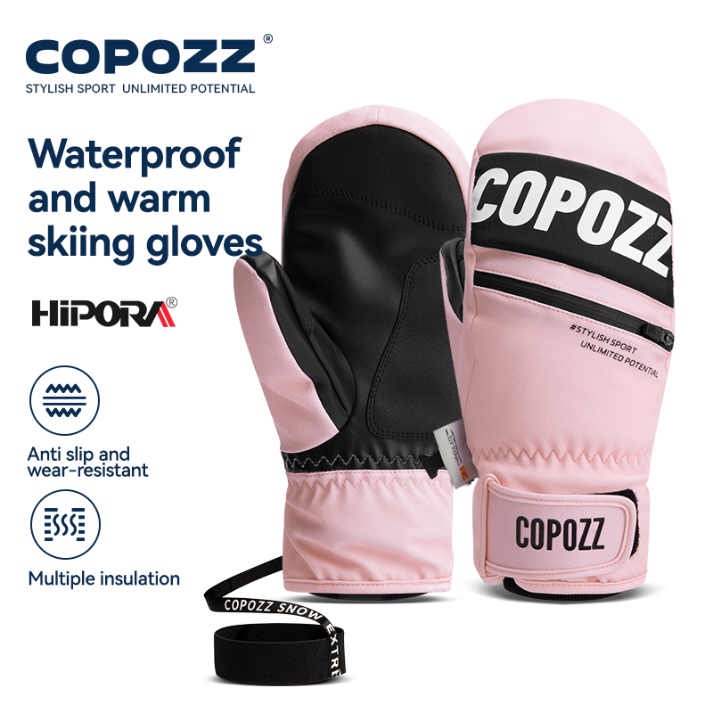 Waterproof Mitten Ski - COPOZZ 3M Thinsulate Guantes de esquí