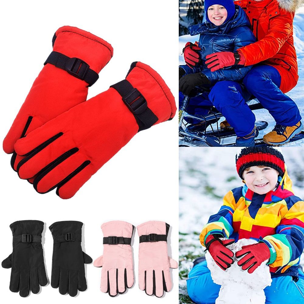 Waterproof Mitten Ski - Nuevos niños adultos invierno nieve guantes