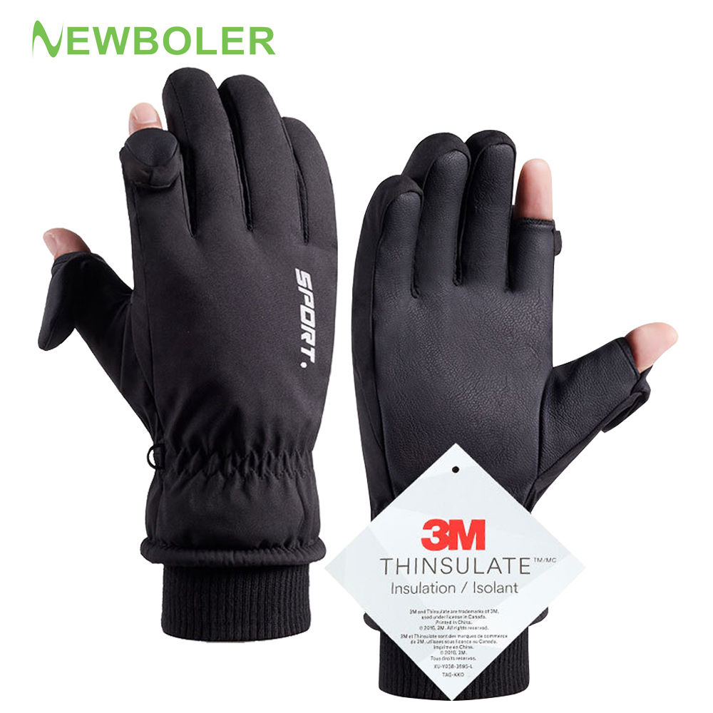 Waterproof Mitten Ski - Guantes de ciclismo de invierno al
