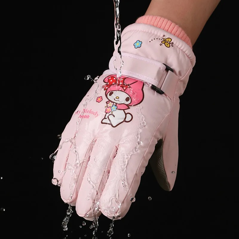 Melody Kuromi-guantes de lana  - Waterproof Mitten Ski reseña y precio