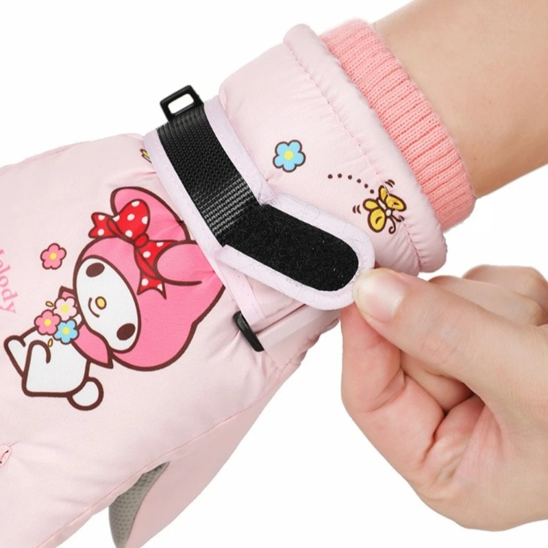 Melody Kuromi-guantes de lana  - Waterproof Mitten Ski reseña y precio