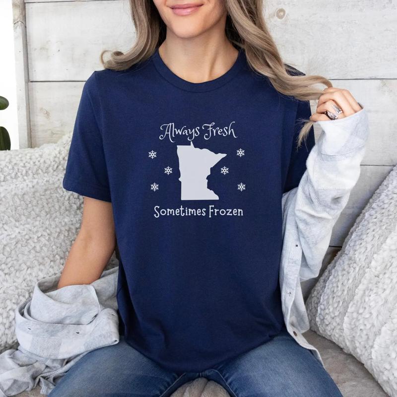 Camiseta Divertida de Minnesot - Winter Clothing Ideas reseña y precio