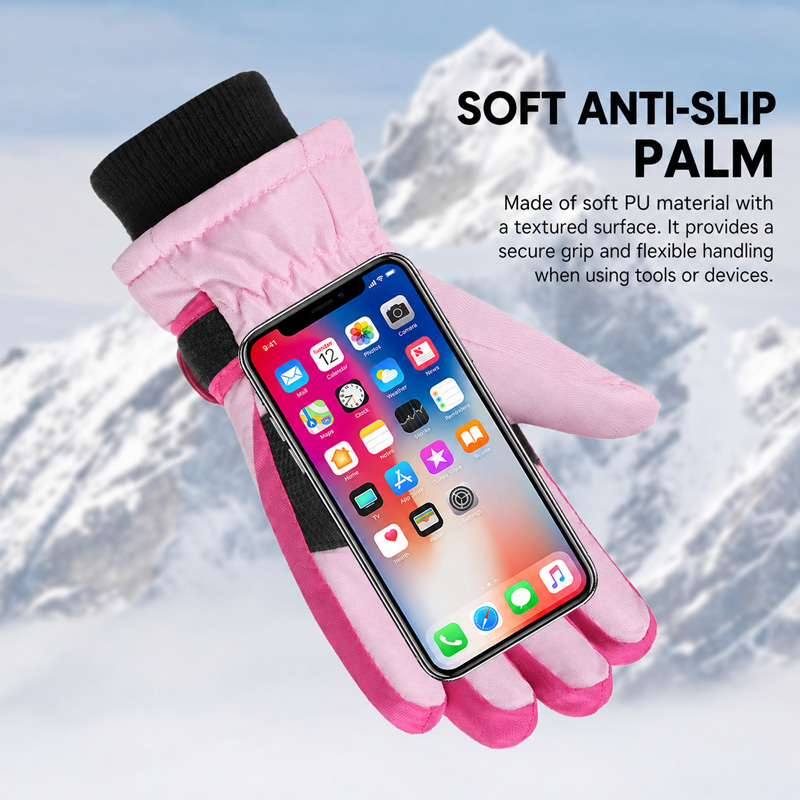 Guantes de esquí de invierno p - Waterproof Mitten Ski reseña y precio