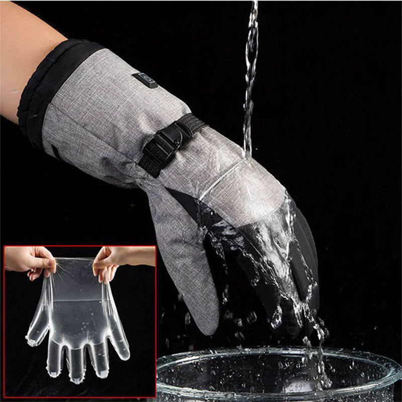 Guantes de invierno con calefa - Waterproof Mitten Ski reseña y precio