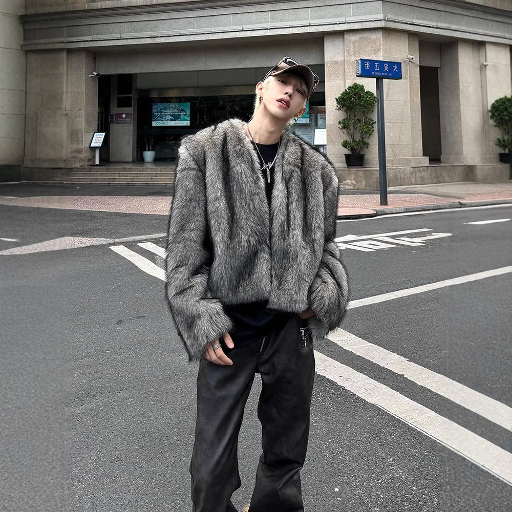 Pishuai Abrigo Corto de Piel d - Winter Clothing Fashion reseña y precio