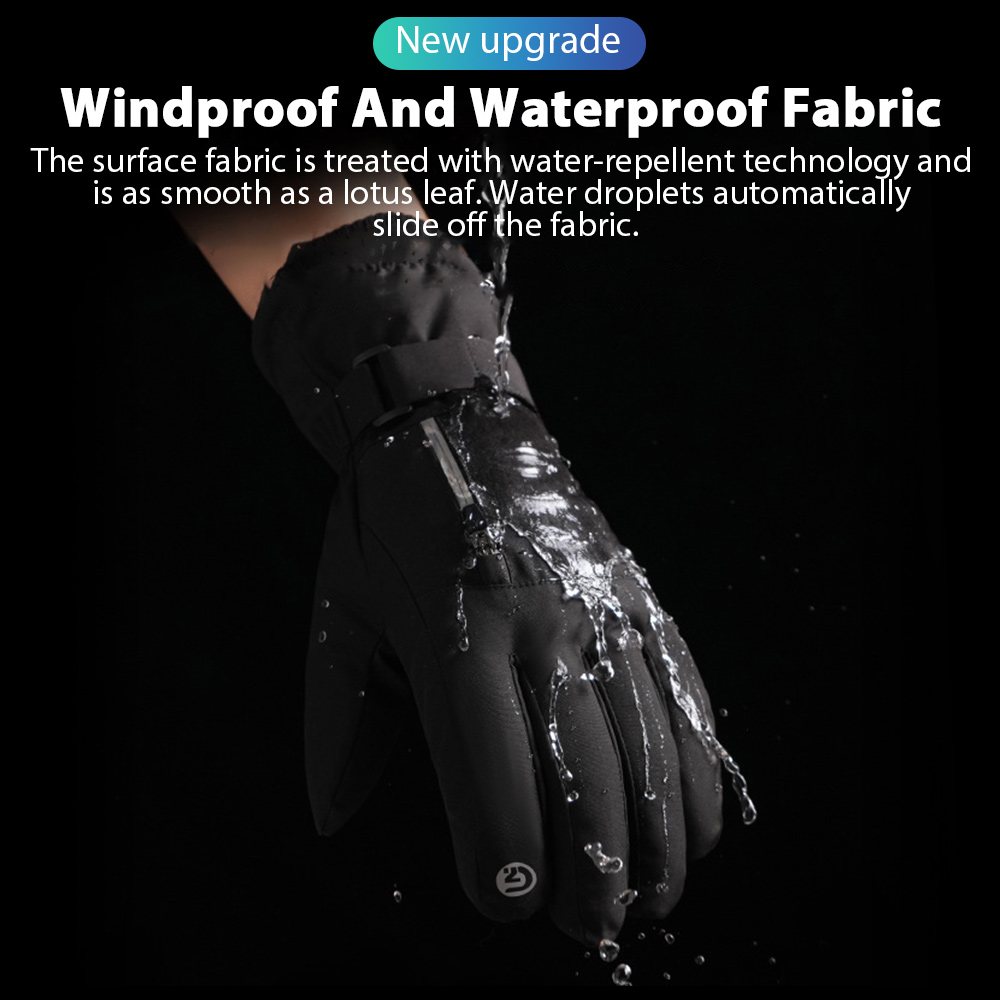 Guantes de ciclismo impermeabl - Waterproof Mitten Ski reseña y precio