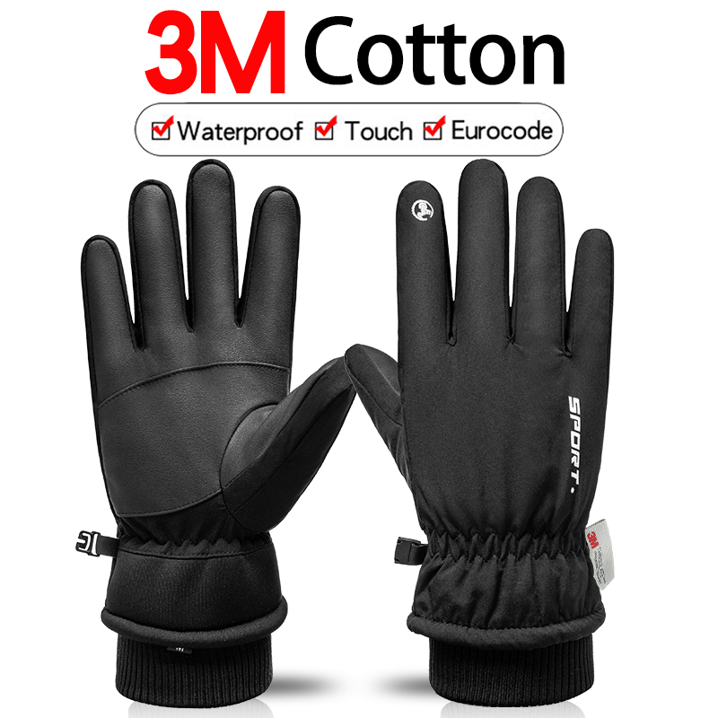 Guantes térmicos de invierno p - Waterproof Mitten Ski reseña y precio