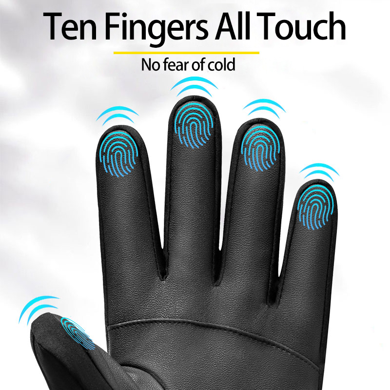 Guantes térmicos de invierno p - Waterproof Mitten Ski reseña y precio