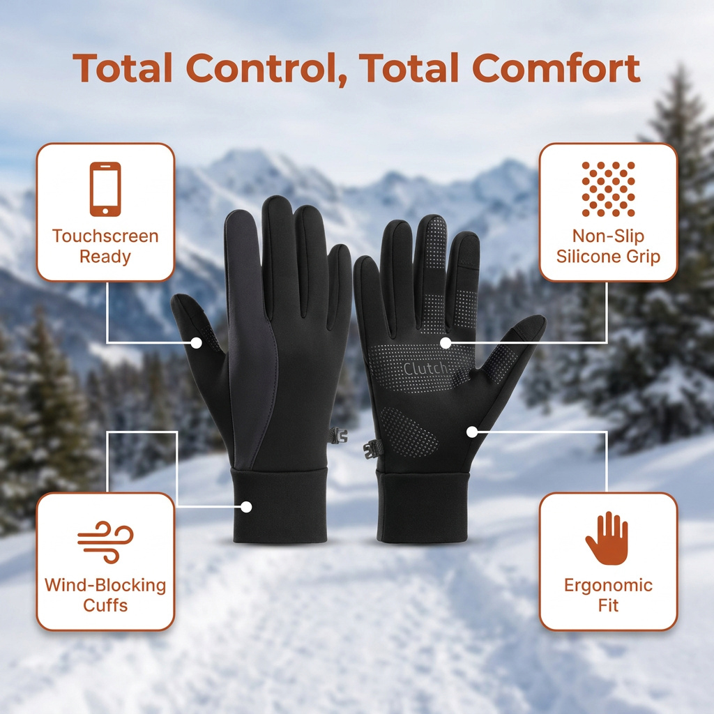 MuqiNush Guantes de esquí de i - Waterproof Mitten Ski reseña y precio