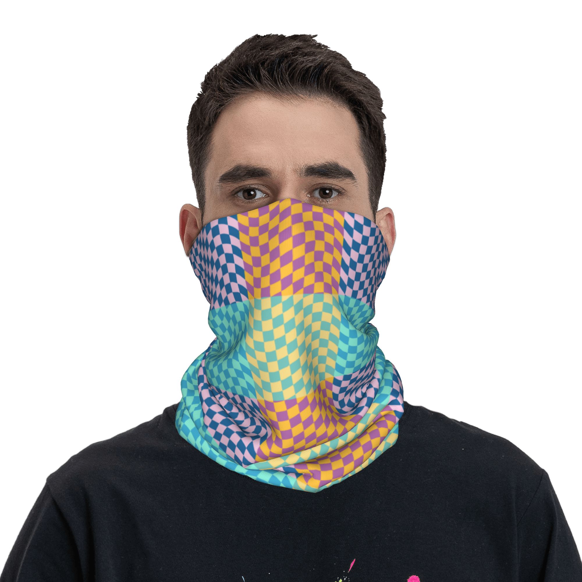 Bandana a cuadros de colores p - Wool Balaclava Knit reseña y precio