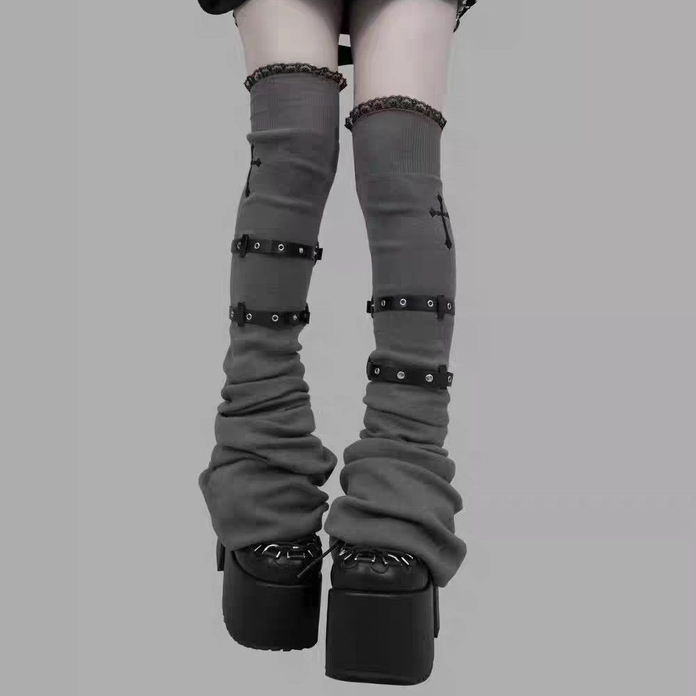 Calcetines hasta la rodilla es - Winter Clothing Leg Warmers reseña y precio